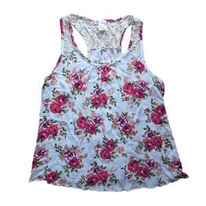 Kate Floral Lace Tank Top Size S